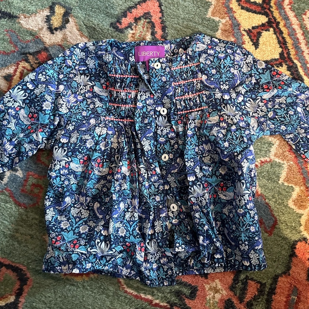 Smocked Liberty Blouse